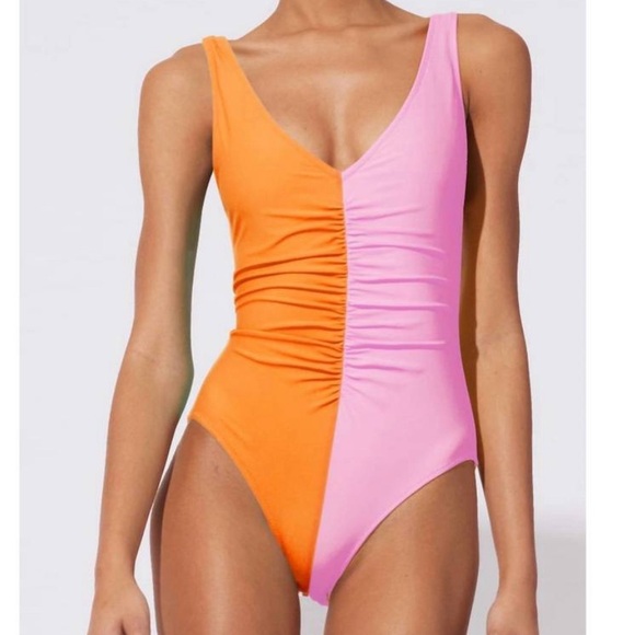 Solid and Striped NWT swimsuit. Size M. Lucia Butterluxe - Picture 1 of 3